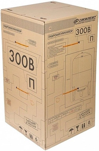 Гидроаккумулятор Джилекс 300 ВПк 8 бар 7155