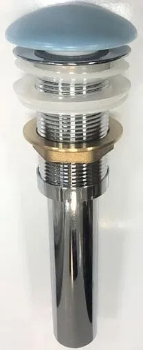 Выпуск автоматический для раковины без перелива Comforty голубой DK-01 ML