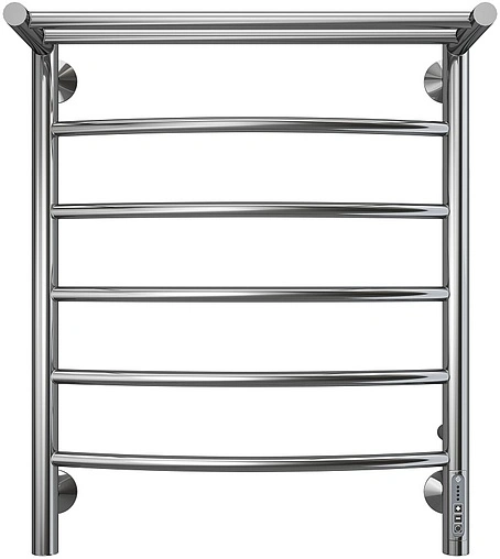 Полотенцесушитель электрический лесенка Terminus Классик с/п П6 500х650 электро quick touch полированная сталь 4670078531391