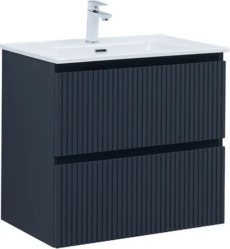 Тумба под умывальник подвесная Aquanet Джейн (Flat) 70 маренго 00335428