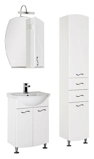 Шкаф-зеркало Aquanet Моника 60 R белый 00186773