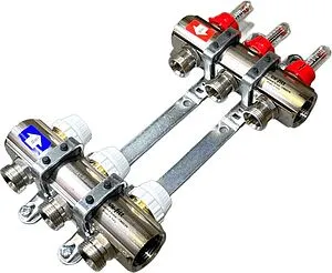 Группа коллекторная с расходомерами 3 отвода 1"в/в x ¾"ек Uni-fitt 440I4303 Группа коллекторная с расходомерами 3 отвода 1"в/в x ¾"ек Uni-fitt 440I4303, 1