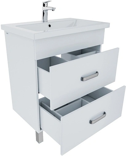 Тумба-умывальник напольная IDDIS Custo 70 белый CUS70W0i95+0047000i28