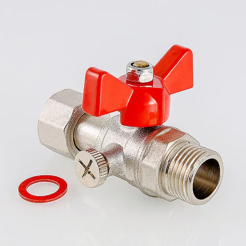 Кран для манометра трехходовой ½&quot;н x ⅜&quot;нг Valtec VT.806.N.0403