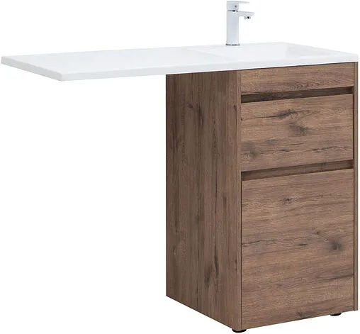 Тумба под умывальник напольная Aquanet Токио 48 дуб веллингтон 00333647
