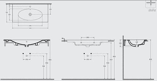 Раковина ISVEA SistemaX Clear 101 белый 10SX51101