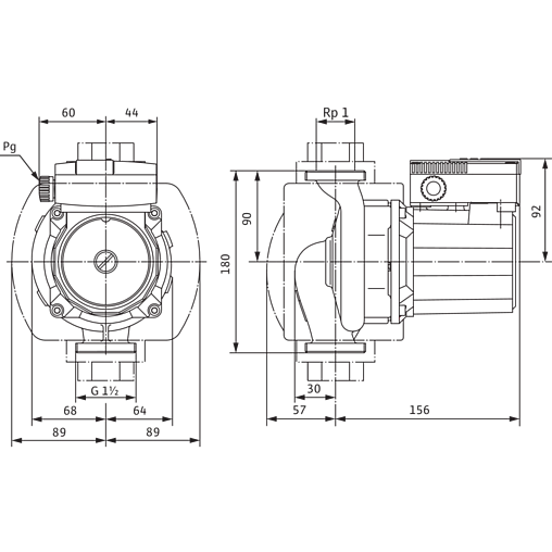 Насос циркуляционный Wilo TOP-S 25/13-DM 2084441