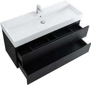 Тумба-умывальник подвесная Cezares Molveno 46 120 Nero MOLVENO 46-120-2C-SO-NR+CZR-MIL-120-LVB Тумба-умывальник подвесная Cezares Molveno 46 120 Nero MOLVENO 46-120-2C-SO-NR+CZR-MIL-120-LVB, 3