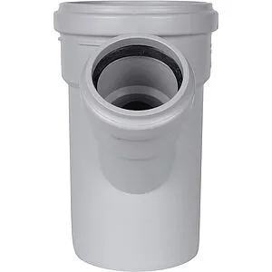 Тройник внутренний бесшумный D=110x58мм Угол 45° Stout SKB-0015-115845, 3