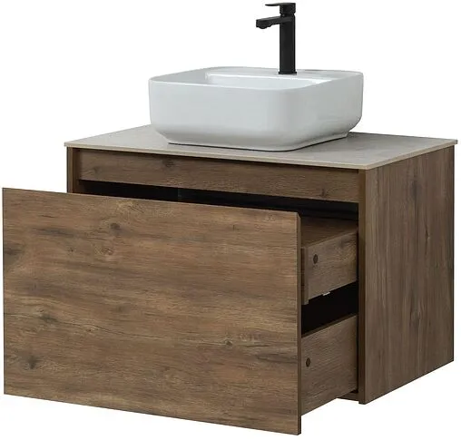 Тумба под умывальник подвесная Aquanet Nova Lite 75 дуб рустикальный 00249514