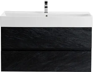 Тумба под умывальник подвесная Cezares Molveno 46 80 Nero MOLVENO 46-80-2C-SO-NR Тумба под умывальник подвесная Cezares Molveno 46 80 Nero MOLVENO 46-80-2C-SO-NR, 1