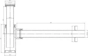 Сифон бутылочный для раковины Arrowhead белый матовый 730003 Сифон бутылочный для раковины Arrowhead белый матовый 730003, 2