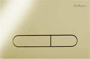 Клавиша смыва для унитаза BelBagno Prospero BB008-PR-ORO золото Клавиша смыва для унитаза BelBagno Prospero BB008-PR-ORO золото, 1