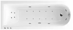 Ванна акриловая с гидромассажем Actima Aurum 170x70 Lux WAAC.AUR17LUX Ванна акриловая с гидромассажем Actima Aurum 170x70 Lux WAAC.AUR17LUX, 1