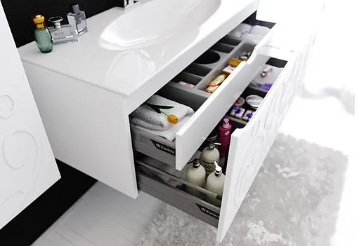 Тумба под умывальник подвесная Clarberg Elegance Т10м белый EL0110 Тумба под умывальник подвесная Clarberg Elegance Т10м белый EL0110