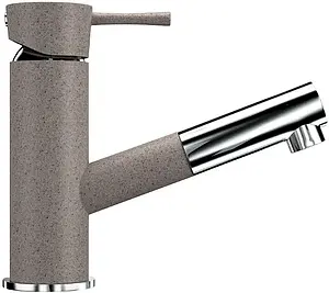 Смеситель для кухни с выдвижным изливом Ulgran песочный U-009-302 Смеситель для кухни с выдвижным изливом Ulgran песочный U-009-302, 4