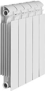 Радиатор биметаллический 5 секций Global Style Plus 350 STP03501005 Радиатор биметаллический 5 секций Global Style Plus 350 STP03501005, 1