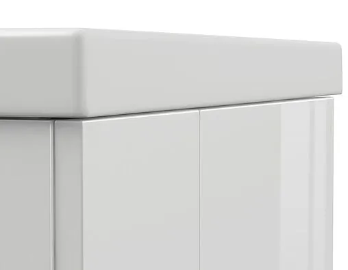 Тумба-умывальник подвесная Cersanit Colour 50 белый 64257+