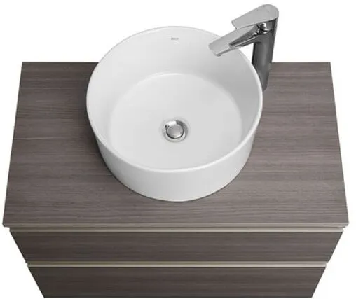 Тумба-умывальник подвесная Roca The Gap 80 городской дуб A857399402+A857419402+