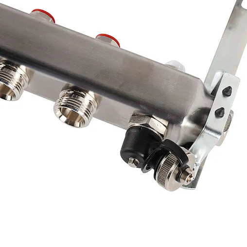 Группа коллекторная без расходомеров 9 отводов 1"в/в x ¾"ек Rommer RMS-3201-000009