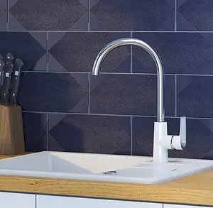 Смеситель для кухни IDDIS Cloud белый/хром CLOSB00i05, 3