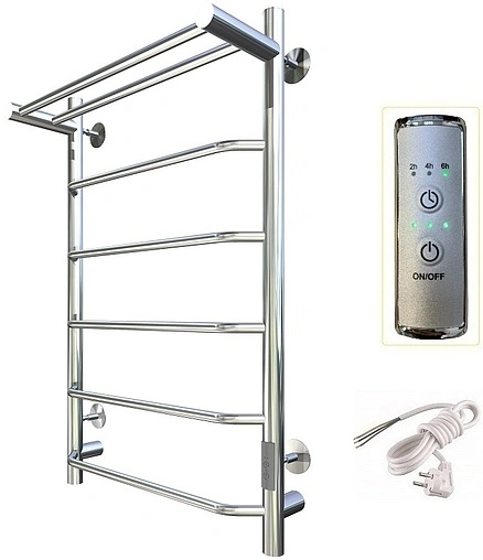 Полотенцесушитель электрический лесенка Тругор Пэк сп 6 П 80х60 32 мм полированная сталь