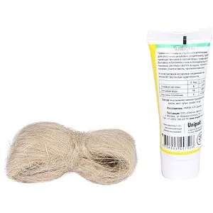 Moнтaжный кoмплeкт паста 20г + лен 13г Unipak №3 8017056 Moнтaжный кoмплeкт паста 20г + лен 13г Unipak №3 8017056, 4
