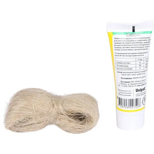Moнтaжный кoмплeкт паста 20г + лен 13г Unipak №3 8017056