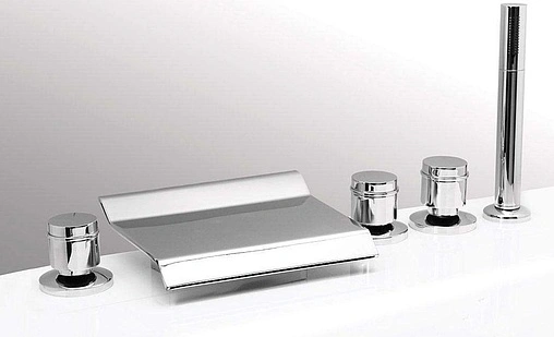 Смеситель на борт ванны на 5 отверстий Vega Grand хром 91А0105025