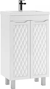 Тумба-умывальник напольная Домино 3D 100 белый D37012T+4627173210331, 1