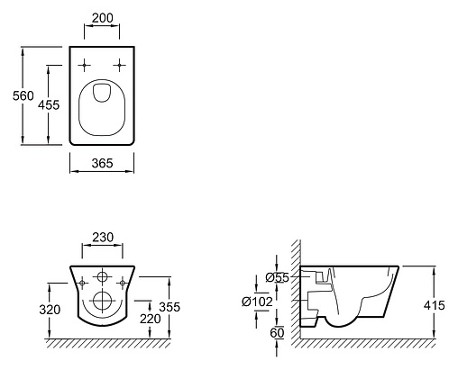 Унитаз подвесной Jacob Delafon Reve белый E4811-00