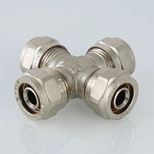 Крестовина компрессионная редукционная 20мм x 16мм x 20мм x 16мм Valtec VTm.341.N.201620 Крестовина компрессионная редукционная 20мм x 16мм x 20мм x 16мм Valtec VTm.341.N.201620