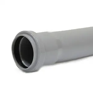 Труба канализационная внутренняя D=50мм L=150мм Политэк Стандарт 115015, 1