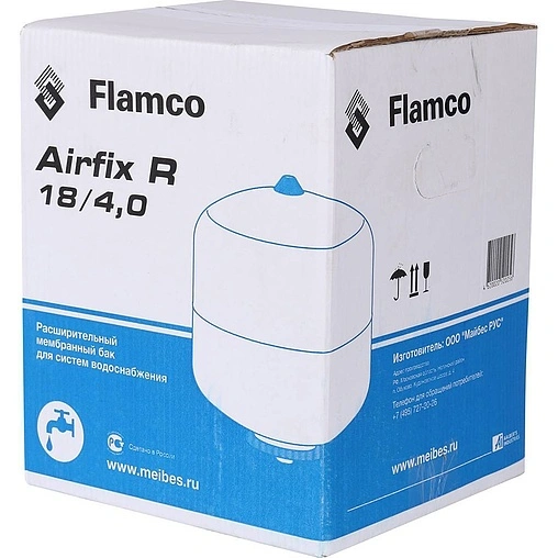 Гидроаккумулятор Flamco Airfix R 18л 10 бар 24459RU Гидроаккумулятор Flamco Airfix R 18л 10 бар 24459RU
