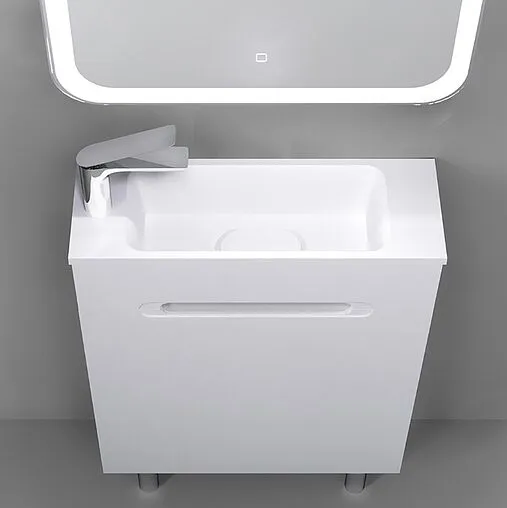 Тумба под умывальник подвесная Jorno Modul 60 белый Mol.01.60/P/W/JR