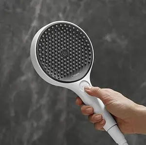 Душевой набор Hansgrohe Rainfinity 130 3jet 125см белый матовый/графит 26852700, 5