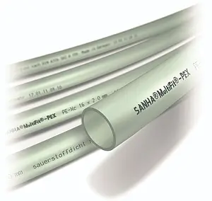 Труба сшитый полиэтилен Sanha MultiFit-Pex 16 x 2.0 мм PE-Xc EVOH бухта 200м 12345016/12340016, 1