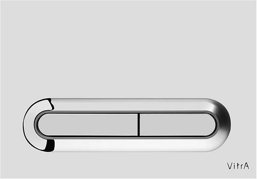 Комплект 5 в 1 VitrA Integra Square Rim-Ex 9856B003-7206 с кнопкой Loop 740-0780 хром глянцевый