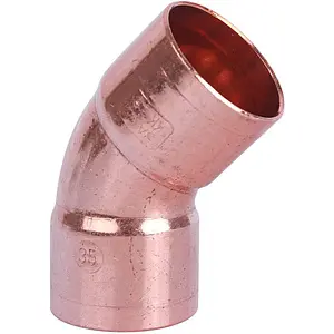 Отвод пайка однораструбный 54мм угол 45° Sanha 5041 1504154 Отвод пайка однораструбный 54мм угол 45° Sanha 5041 1504154, 1