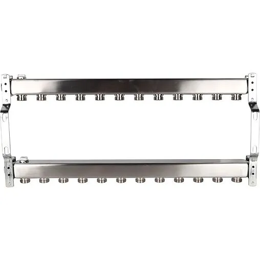 Группа коллекторная распределительная 12 отводов 1&quot;в/в x ¾&quot;ек Rommer RMS-4401-000012