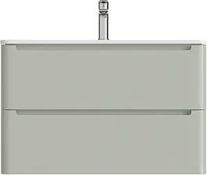 Тумба-умывальник подвесная IDDIS Edifice 80 фисташково-серый EDI80G0i95+0108000i28, 3