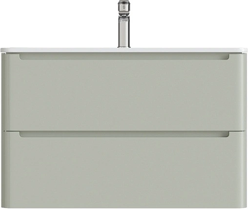 Тумба-умывальник подвесная IDDIS Edifice 80 фисташково-серый EDI80G0i95+0108000i28