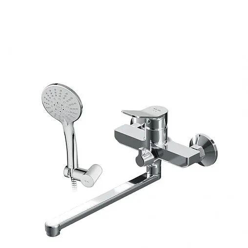 Смеситель для ванны с длинным изливом Am.Pm X-Joy хром F85A95000 Смеситель для ванны с длинным изливом Am.Pm X-Joy хром F85A95000