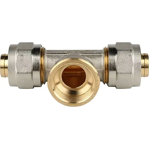 Тройник компрессионный переходной 20мм x ¾&quot;в x 20мм Stout SFS-0012-003420