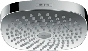 Лейка верхнего душа Hansgrohe Croma Select E 180 2jet EcoSmart хром 26528000 Лейка верхнего душа Hansgrohe Croma Select E 180 2jet EcoSmart хром 26528000, 1