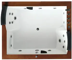 Ванна акриловая с гидромассажем Gemy 186x151 R G9052 II B R Ванна акриловая с гидромассажем Gemy 186x151 R G9052 II B R, 3