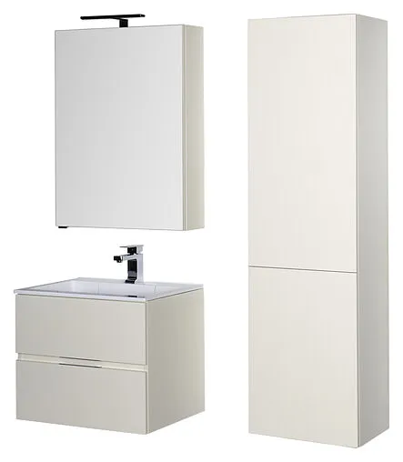 Шкаф-зеркало Aquanet Алвита 70 крем 183980