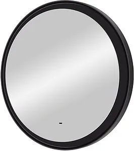 Зеркало с подсветкой Continent Planet black Led 80 с бесконтактным сенсором чёрный ЗЛП684, 3