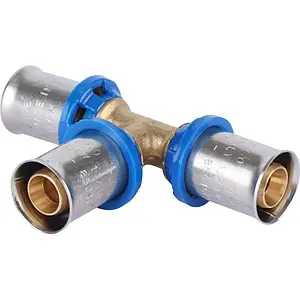 Тройник пресс соединительный 16мм x 16мм x 16мм APE ARL2200111 Тройник пресс соединительный 16мм x 16мм x 16мм APE ARL2200111, 1