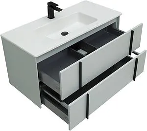 Тумба-умывальник подвесная Allen Brau Reality 100 папирус 1.32007.PWM+, 5